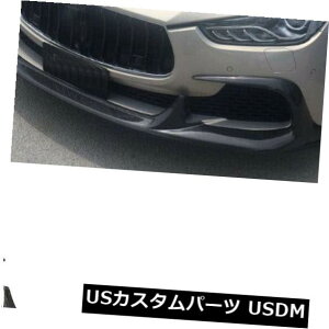 J[{f }ZeBWuZ_14-16̒Yf@ۃtgop[bvX|C[{fBLbg Carbon Fiber Front Bumper Lip Spoiler Bodykit For Maserati Ghibli Sedan 14-16