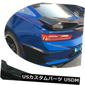 J[{f V{[J}N[y16-18̒Yf@ی㕔gNX|C[[VOECOtBbg Carbon Fiber Rear Trunk Spoiler Racing Wing Fit for Chevrolet Camaro Coupe 16-18