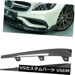 J[{f tgop[Xvb^[tB̓ZfXxcW218 CLS63 15-17J[{t@Co[ɓK Front Bumper Splitteer Fins Fit for Mercedes Benz W218 CLS63 15-17 Carbon Fiber