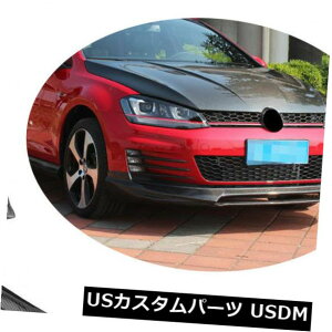 J[{f J[{tHNX[QStVII 7 MK7 GTI 14-16ptgop[bvX|C[ Carbon Fiber Front Bumper Lip Spoiler for Volkswagen GOLF VII 7 MK7 GTI 14-16