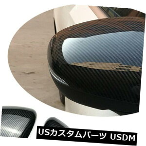 カーボン素材 2019-2020メルセデスベンツAクラスW177 A220用カーボンファイバーテープオンミラーカバー Carbon Fiber Tape-on Mirror Covers for 2019-2020 Mercedes-Benz A Class W177 A220