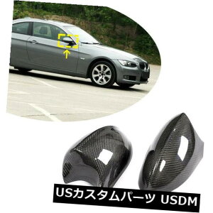 J[{f BMW 3V[YE90 E91 E92 E93 05-07̃J[{t@Co[~[LbvJo[̌ Carbon Fiber Mirror Cap Cover Replacement for BMW 3 Series E90 E91 E92 E93 05-07