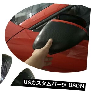 J[{f |VF718{NX^[PC}16-18p2PCSJ[{t@Co[TCh~[Jo[LbvLHD 2PCS Carbon Fiber Side Mirror Cover Cap LHD for Porsche 718 Boxster Cayman 16-18