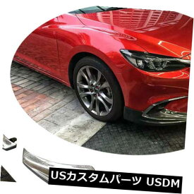 カーボン素材 マツダ6アテンザ2017 2018のフロントバンパーリップスポイラースプリッター炭素繊維フィット Front Bumper Lip Spoiler Splitters Carbon Fiber Fit For Mazda 6 Atenza 2017 2018