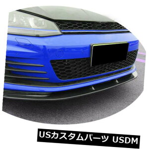 J[{f tHNX[QVWStVII 7 MK7 GTI 14-16̃J[{t@Co[tgop[bvtBbg Carbon Fiber Front Bumper Lip Chin Fit for Volkswag VW GOLF VII 7 MK7 GTI 14-16