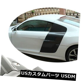 カーボン素材 アウディR8 V8 V10 08-15 2PCSドアフェンダーサイドブレード外部カーボンファイバー用 For Audi R8 V8 V10 08-15 2PCS Door Fenders Side Blades Exterior Carbon Fiber