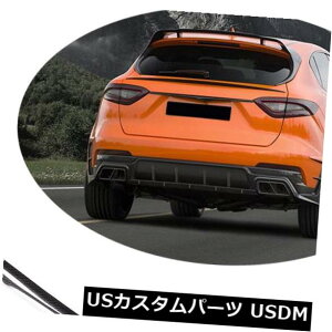 J[{f }ZeBoe16-17̒Yf@ی㕔gNXgCvӂg`Jo[ Carbon Fiber Rear Trunk Stripe Lid Trim Molding Cover For Maserati Levante 16-17
