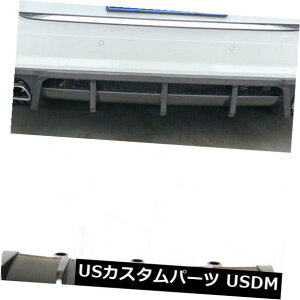 J[{f AEfBA6 S-LINE S6 15-18Aop[fBt[U[bvX|C[`J[{t@Co[p For Audi A6 S-LINE S6 15-18 Rear Bumper Diffuser Lip Spoiler Chin Carbon Fiber