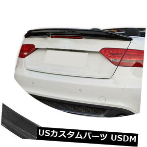 J[{f AEfBA5 S5 RS5Ro[`uJ[{t@Co[AX|C[nCLbNEBO08-16ɓK Fits Audi A5 S5 RS5 Convertible Carbon Fiber Rear Spoiler High Kick Wing 08-16