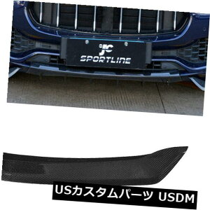 �J�[�{���f�� Maserati Levante 16-17�t�����g�o���p�[�X�v���b�^�[�I�[�g�t�B�����t�B�b�g�J�[�{���t�@�C�o�[�p For Maserati Levante 16-17 Front Bumper Splitter Auto Fins Refit Carbon Fiber