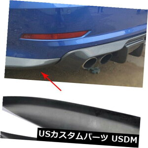 J[{f AEfBS3Z_15-17J[{t@Co[p2PCSAop[Xvb^[{fBLbgtB 2PCS Rear Bumper Splitter Bodykit Fins for Audi S3 Sedan 15-17 Carbon Fiber