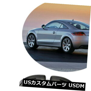 J[{f AEfBTT TTS 2hAɓK08-14~[Jo[AgNX|C[EBOJ[{t@Co[ Fits AUDI TT TTS 2Door 08-14 Mirror Covers Rear Trunk Spoiler Wing Carbon Fiber