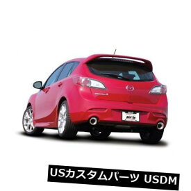 輸入マフラー 2010-2013マツダ3 2.5 / 2.3L用Borla Dual 2.75 "SSリアセクションエキゾースト Borla Dual 2.75" SS Rear Section Exhaust for 2010-2013 Mazda 3 2.5/2.3L