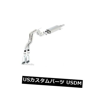A}t[ Borla F-150 SVTv^[/ F-150n[[_rbh\2010-2014LbgobNGL][XgS^Cv Borla F-150 SVT Raptor/ F-150 Harley Davidson 2010-2014 Cat-Back Exhaust S-Type