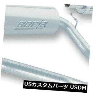 輸入マフラー Borla 140121 Sタイプキャットバックエキゾーストシステムフィット04-09 3 Borla 140121 S-Type Cat-Back Exhaust System Fits 04-09 3