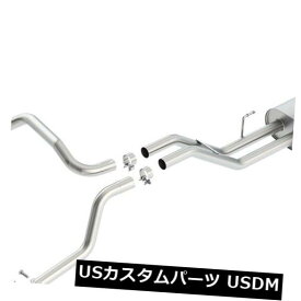 輸入マフラー Borla 140638ツーリングキャットバックシステムは14?16ツンドラに適合 Borla 140638 Touring Cat-Back System Fits 14-16 Tundra