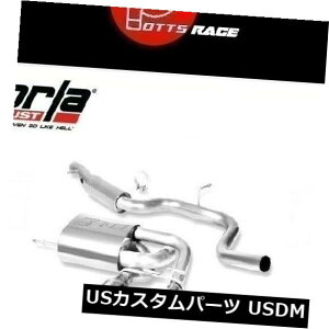 A}t[ Borla 140314-2008tHNX[QMK5StR32 3.2L V6LbgobNGL][XgS^CvɓK Borla 140314 - Fits 2008 Volkswagen MK5 Golf R32 3.2L V6 Cat-Back Exhaust S-Type