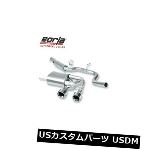 A}t[ BORLA 140314LbgobNGL][XgVXe2008tHNX[QStR32 3.2L V6 MT AWD 2DR BORLA 140314 Cat-Back Exhaust System 2008 Volkswagen GOLF R32 3.2L V6 MT AWD 2DR