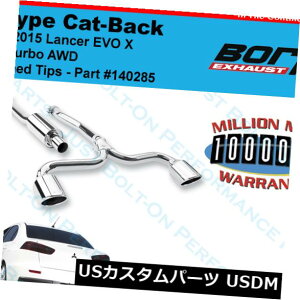 A}t[ Borla S-Type Cat-Back Exhaust2008-2015 Lancer Evo X Turbo 140285ɓK-V Borla S-Type Cat-Back Exhaust fits 2008-2015 Lancer Evo X Turbo 140285 - NEW