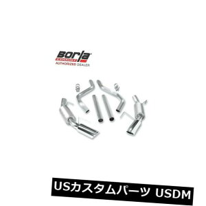 輸入マフラー BORLA 140382キャットバックエキゾーストATAK 2005-2009フォードマスタングGT 4.6L V8 RWD 2DR BORLA 140382 Cat-Back Exhaust ATAK 2005-2009 Ford MUSTANG GT 4.6L V8 RWD 2DR