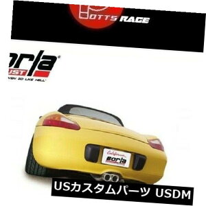 A}t[ Borla 140115-2000-2004|VF986{NX^[/ S 3.2LLbgobNGL][XgS^CvɓK Borla 140115 - Fits 2000-2004 Porsche 986 Boxster/S 3.2L Cat-Back Exhaust S-Type