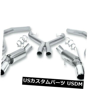 A}t[ Borla 140266c[OLbgobNGL][XgVXe05-09}X^OɓK Borla 140266 Touring Cat-Back Exhaust System Fits 05-09 Mustang