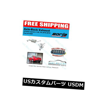 A}t[ Borla ATAKANXobNGL][Xg16-18V{[J}3.6L w / o NPP 11929 Borla ATAK Axle-Back Exhaust 16-18 Chevy Camaro 3.6L w/o NPP 11929