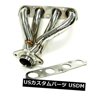 A}t[ 2000-2005g^ZJGT 1.8L 1ZZ-FEpOBXʔrCwb_[+KXPbg OBX High Flow Exhaust Header + Gasket For 2000-2005 Toyota Celica GT 1.8L 1ZZ-FE