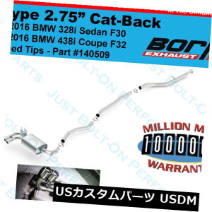 A}t[ Borla S-Type Cat-Back Exhaust Fits 2012-2016 BMW 328i F30-428i F32 140509 NEW Borla S-Type Cat-Back Exhaust Fits 2012-2016 BMW 328i F30 - 428i F32 140509 NEW