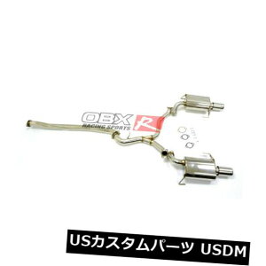 A}t[ Xo05-09KV[GTZ_ɓKnCt[LbgobNGO][XgOBX[VOX|[c High Flow Catback Exhaust Fits Subaru 05-09 Legacy GT Sedan By OBX Racing Sports