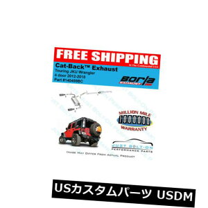 �A���}�t���[ Borla Touring Cat-Back 12-18�W�[�v�����O���[3.6L 4DR�u���b�N�N���[��JKU 140459BC Borla Touring Cat-Back 12-18 Jeep Wrangler 3.6L 4DR Black Chrome JKU 140459BC �y���s�A���i�z
