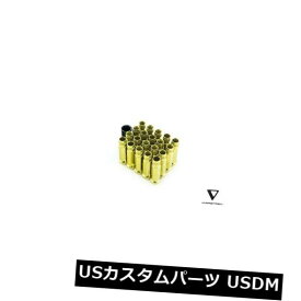 USナット Varrstoen VT75 12x1.5 Chrome Gold Open End Lug Nuts（20 PC / 1Key）Fits Wrx S14 Varrstoen VT75 12x1.5 Chrome Gold Open End Lug Nuts (20 PC/1Key) Fits Wrx S14