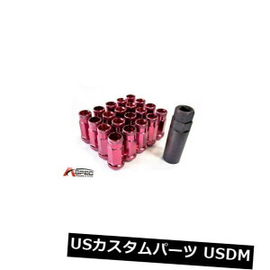USibg Varrstoen VT48 12x1.25N[bhI[vGhOibgi20 PC / 1KeyjKIs250 Is30 Varrstoen VT48 12x1.25 Chrome Red Open End Lug Nuts (20 PC/1Key) Fits Is250 Is30
