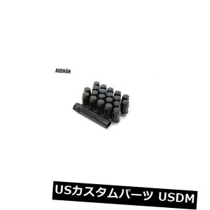 US�i�b�g 12X1.25 20��Aodhan Spl35���O�i�b�g�u���b�N�K��Infiniti M35 M45 M37 M56 Q45 12X1.25 20Pcs Aodhan Spl35 Lug Nut Black Fits Infiniti M35 M45 M37 M56 Q45 �y���s�A���i�z