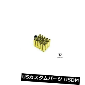 US�i�b�g Varrstoen VT75 12x1.5 Chrome Gold Open End Lug Nuts�i20 PC / 1Key�jFits Impreza Tl Varrstoen VT75 12x1.5 Chrome Gold Open End Lug Nuts (20 PC/1Key) Fits Impreza Tl �y���s�A���i�z