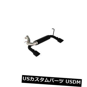 A}t[ MBRPGL][XgS5528BLKubNV[YANXobNGL][XgVXetBbgO[iJKj MBRP Exhaust S5528BLK Black Series Axle Back Exhaust System Fits Wrangler (JK)