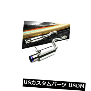 A}t[ NTX01-05 IS300 XE10p4.00C`o[g}t[`bvXeXLbgobNGL][XgLbg 4.00" Burnt Muffler Tip Stainless Catback Exhaust Kit For Lexus 01-05 IS300 XE10