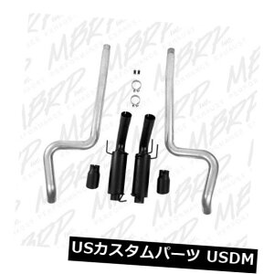 A}t[ MBRP S7264BLKfA3 "[XV[YCBGL][XgtH[h}X^OGT 5.0L 11-14 MBRP S7264BLK Dual 3" Race Series CB Exhaust For Ford Mustang GT 5.0L 11-14