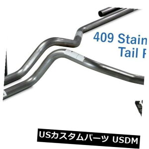 A}t[ tH[hF-150 98-03 2.5 "XeXfAGL][XgLbg}t[R[i[ȂubN`bv Ford F-150 98-03 2.5" Stainless Dual Exhaust Kit No muffler Corner Black Tip
