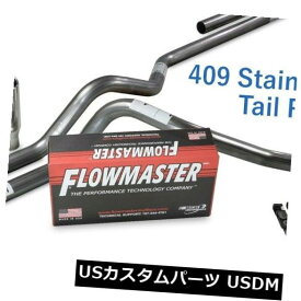 輸入マフラー シボレーGMC 1500 15-18 2.5 "SSデュアル排気キットFlowmaster Super 40サイドクランプチップ Chevy GMC 1500 15-18 2.5" SS Dual Exhaust Kit Flowmaster Super 40 Side Clamp Tip