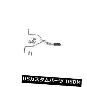 �A���}�t���[ �V���o���[�h07-13�f���A���G�L�]�[�X�g2.5 MA�p�C�vFlowsound Muffler RW�`�b�v�T�C�h�o�� Silverado 07-13 dual exhaust 2.5 MA pipe Flowsound Muffler RW Tip Side Exit �y���s�A���i�z