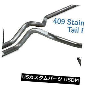 A}t[ tH[hF-150 98-03 2.5 "XeXfAGL][XgLbg}t[ȂubNqg Ford F-150 98-03 2.5" Stainless Dual Exhaust Kit No muffler Black Tips