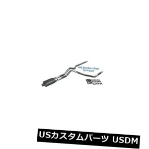 �A���}�t���[ �V�{���[GMC 1500 07-14 2.5 �X�e�����X�f���A���G�L�]�[�X�g�L�b�g2�`�����o�[�}�t���[ Chevy GMC 1500 07-14 2.5 Stainless Dual Exhaust Kit 2 Chamber muffler �y���s�A���i�z