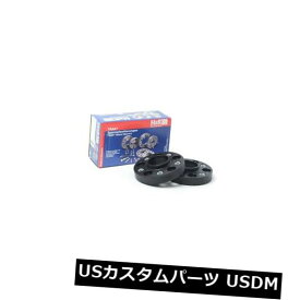 スペーサー 2006年から2006年のBMW 330Xi用ホイールスペーサーのH＆amp; R 25mmブラックボルト H&amp;R 25mm Black Bolt On Wheel Spacers for 2006-2006 BMW 330Xi