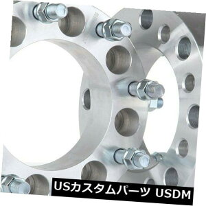 �X�y�[�T�[ 2003-2009�n�}�[H2�p2Pc 8x6.5?8x180�z�C�[���X�y�[�T�[�A�_�v�^�[14x1.5�X�^�b�h 2Pc 8x6.5 to 8x180 Wheel Spacers Adapters 14x1.5 Studs For 2003-2009 Hummer H2