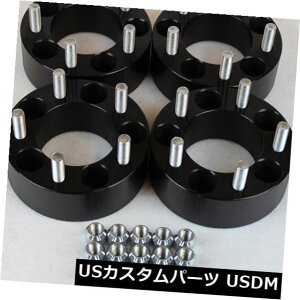 �X�y�[�T�[ 4�t�H�[�h5x135�u���b�N�z�C�[���X�y�[�T�[�A�_�v�^�[5���O2�C���`��14x2�X�^�b�hF150 4 Ford 5x135 Black Wheel Spacers Adapters 5 lug 2 inch thick 14x2 studs F150