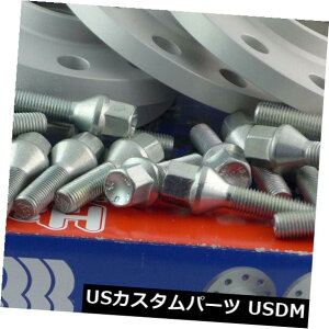 �X�y�[�T�[ BMW 10 / 24mm�V���o�[�pH��amp; r�z�C�[���X�y�[�T�[�t�����g+���AABE Hr Wheel Spacer Front+Rear ABE for BMW 10/24mm Silver �y���s�A���i�z