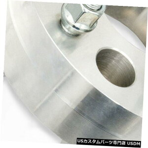 ���C�h�g���b�h�X�y�[�T�[ 2 | 6 x 5.5" Wheel Spacers / Adapters 1.5" Thick 12x1.5 Studs  Nuts For Toyota
