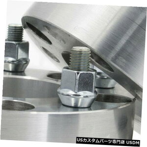 ���C�h�g���b�h�X�y�[�T�[ 5x135mm To 5x5.5" (139.7mm) Wheel Adapters 1.5" Spacers 1/2 Studs  Nuts | 2 USA