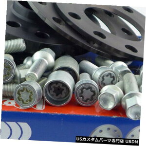 ���C�h�g���b�h�X�y�[�T�[ Hr Wheel Spacer Front Axle + Rear ABE for Audi Seat Skoda VW 10/24mm Black/ �y���s�A���i�z